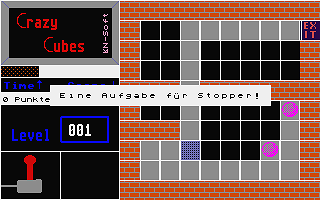 Crazy Cubes atari screenshot